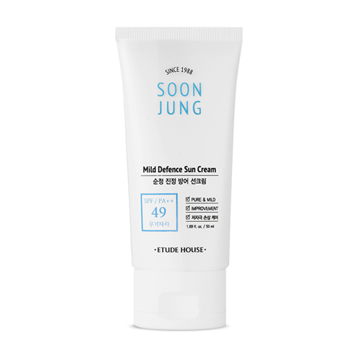 에뛰드하우스 순정 진정 방어 선크림 SPF49/PA++ 50ml