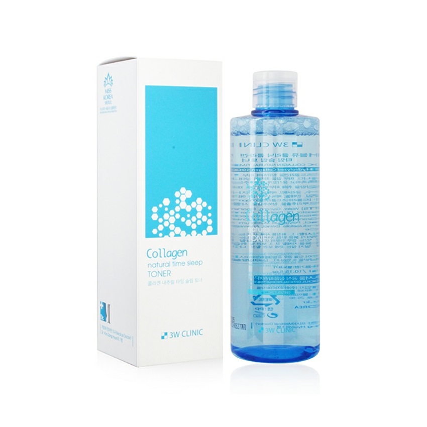 3W CLINIC 콜라겐 내추럴 타임 슬립 토너 300ml