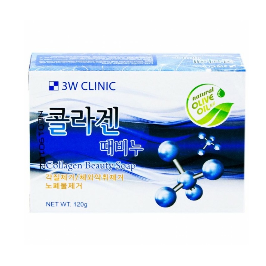 3W CLINIC 콜라겐 때비누